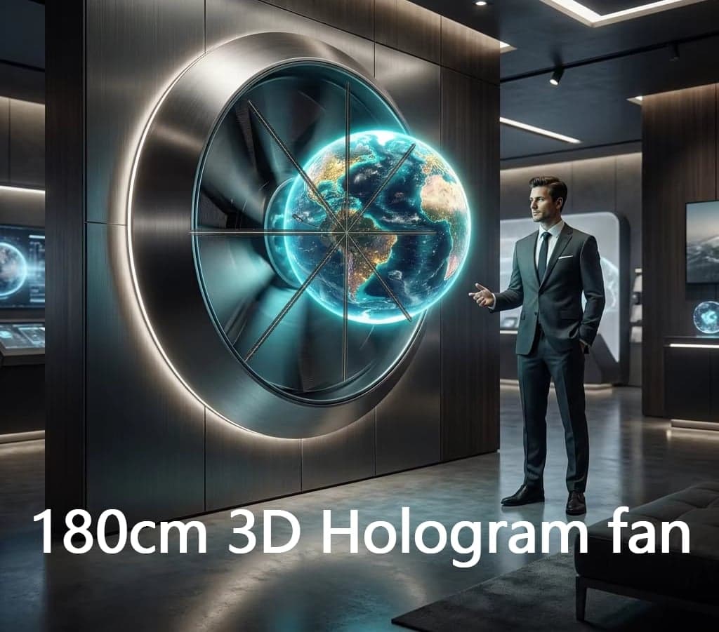 79-inch 3D Hologram Fan Display Large Size App Control Advertising