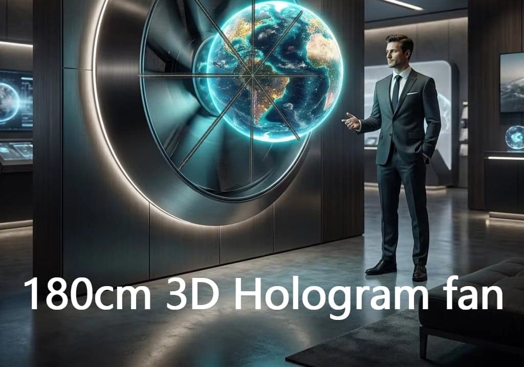 79-inch 3D Hologram Fan Display Large Size App Control Advertising