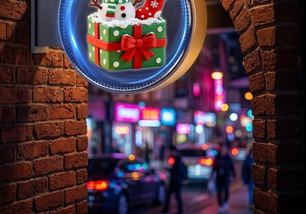 Double Sided Light Box for 3D Hologram Fan LED Advertising Display Hologram Projector Showcase for Retail Store Ads