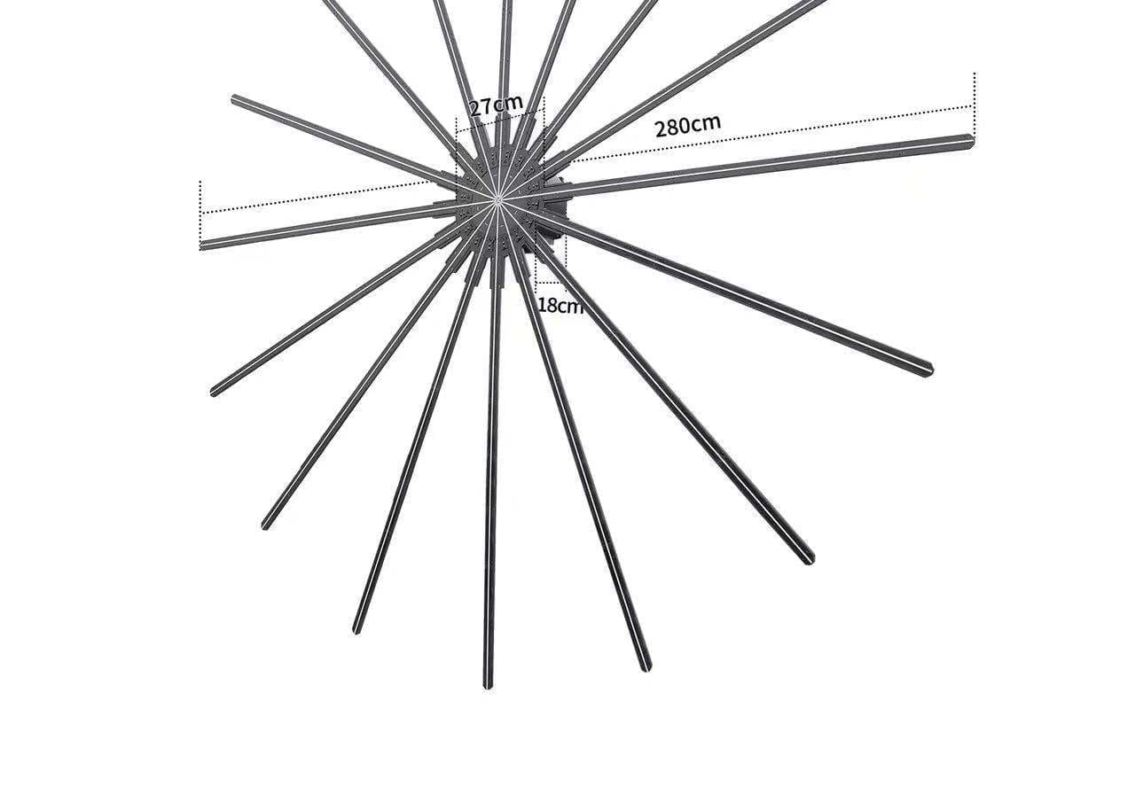 Ultra High Definition 12288LED Naked Eye 3D Holographic Fan Indoor/Outdoor Educational Advertising Shell