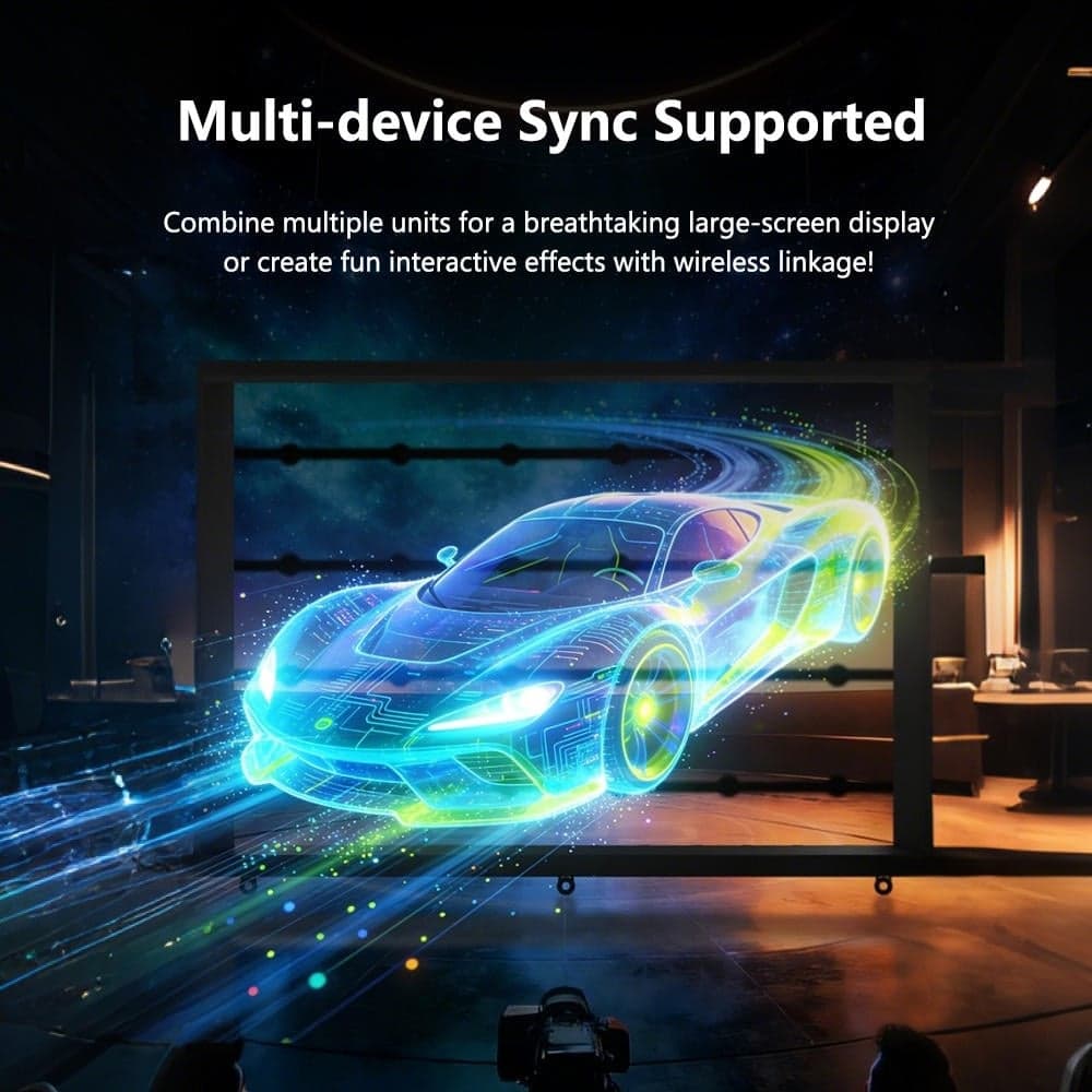 IP65 Rated 80 cm Waterproof 3D Hologram Display Fan LED Screen