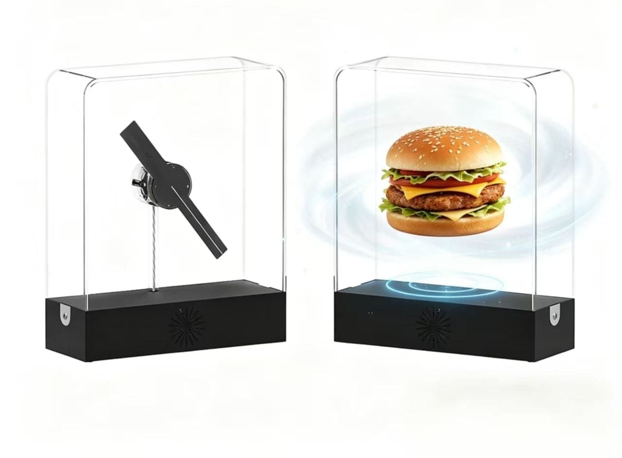 Wi-Fi 4K 3D Holographic Projector Display Light for Digital Signage