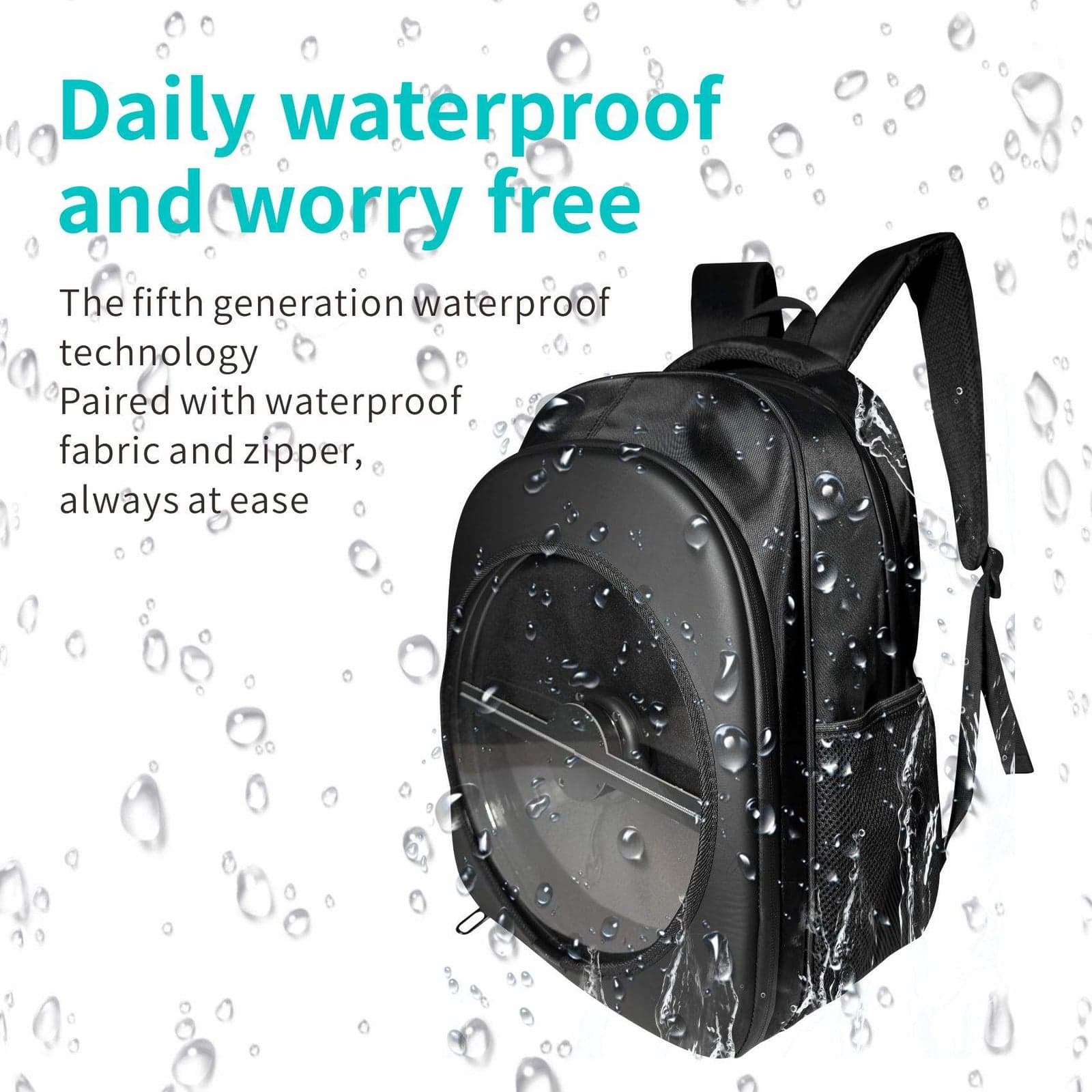 3D Hologram Fan Mobile Advertising Backpack Replaceable Content Capable Displaying Outdoor Advertising Images Videos