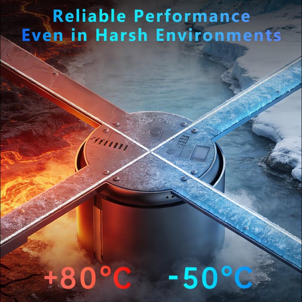 Commercial Grade Indoor/Outdoor Waterproof 3D Holographic Projector