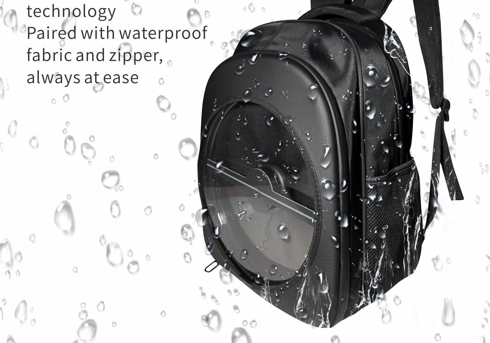 Wearable Holographic Fans Display Backpack 50cm MP4 Video Loop Power Bank Indoor/Outdoor Promotion