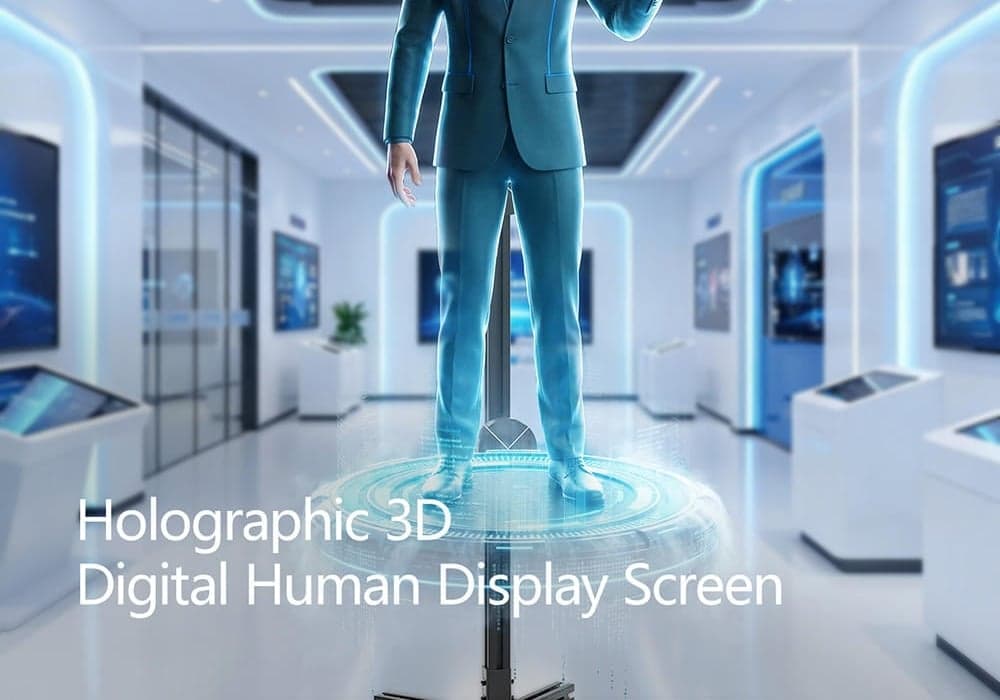 Commercial 3D Hologram Projector LED Fan Display Transparent OLED Advertising Equipment