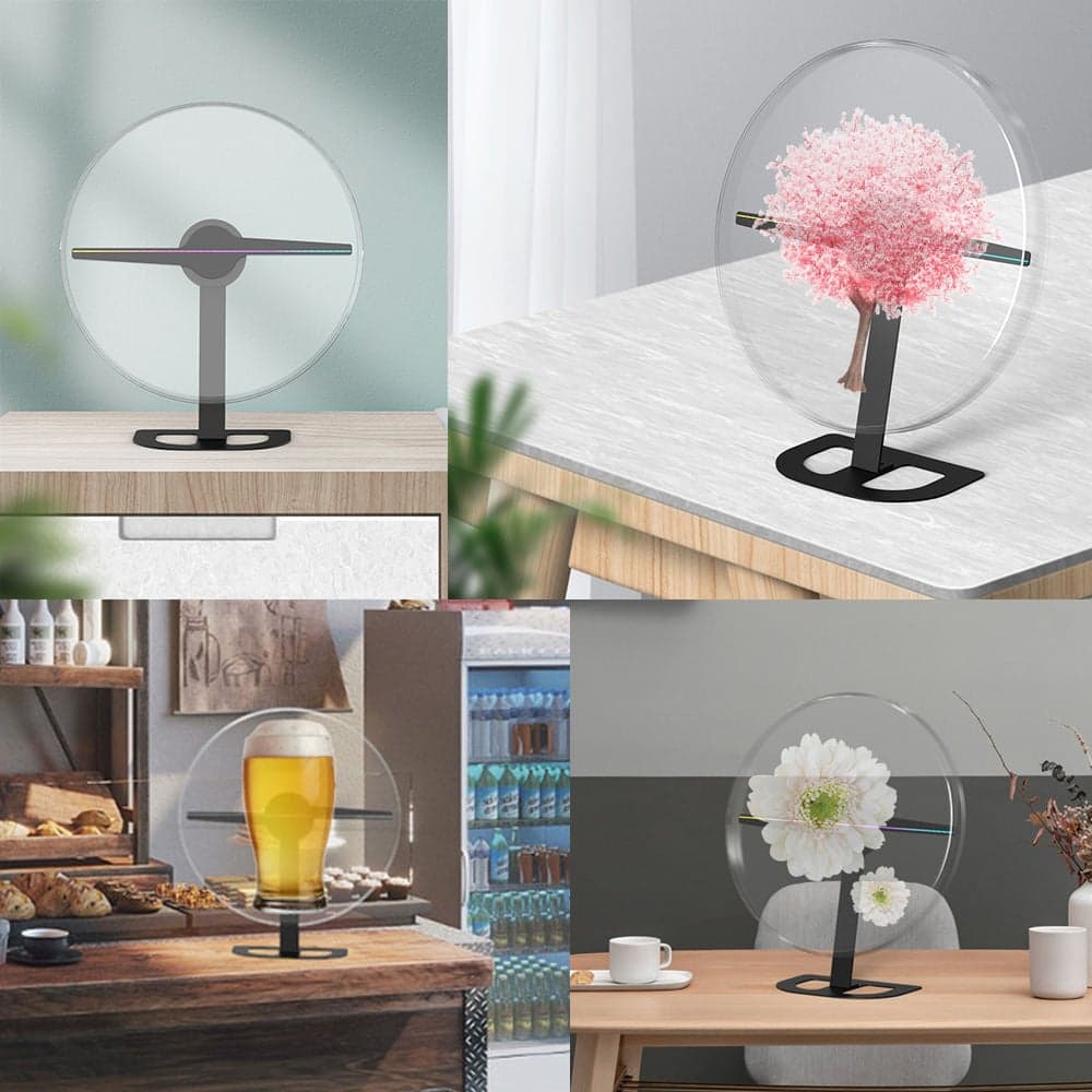 42cm Mini Desktop 3D Hologram Fan Projector-224LED HD Display for Education