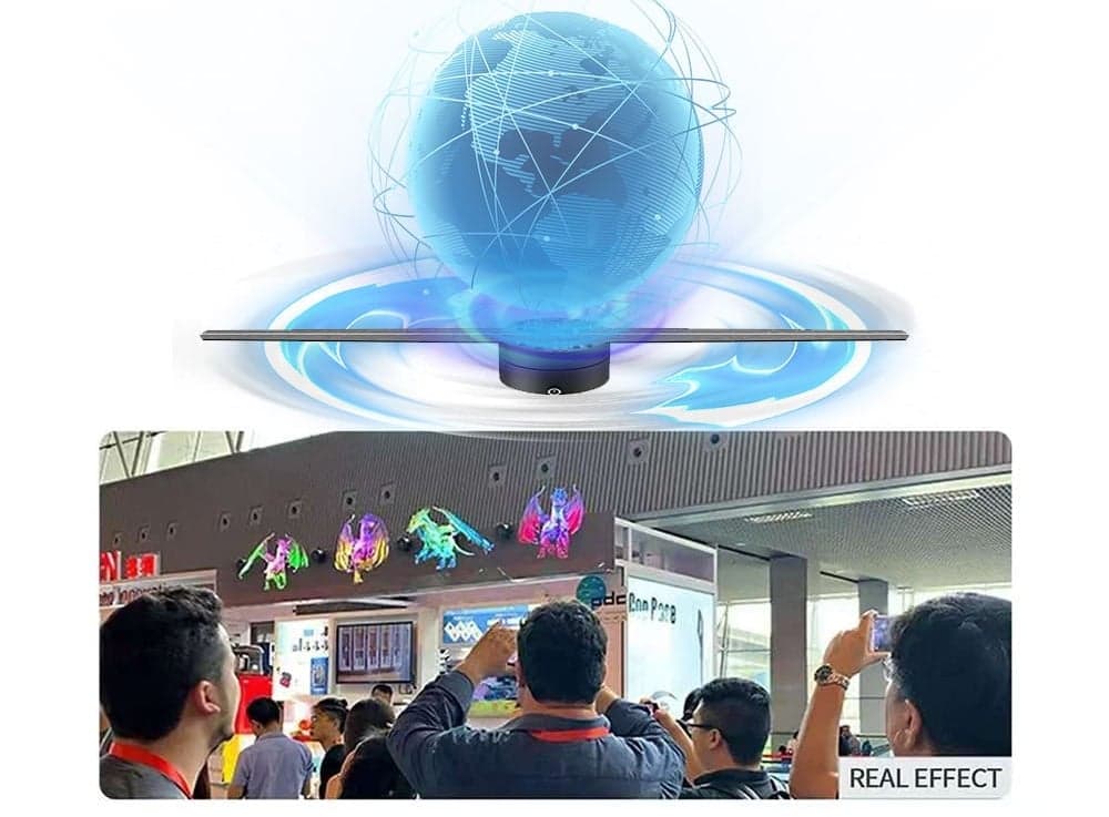 Ultra Clear 42 cm 3D Hologram Projector Fan with 384 LED Beads Display