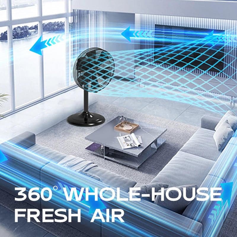 16inch Indoor Home Bedroom 3D Hologram Fan Whole-House Fresh Air