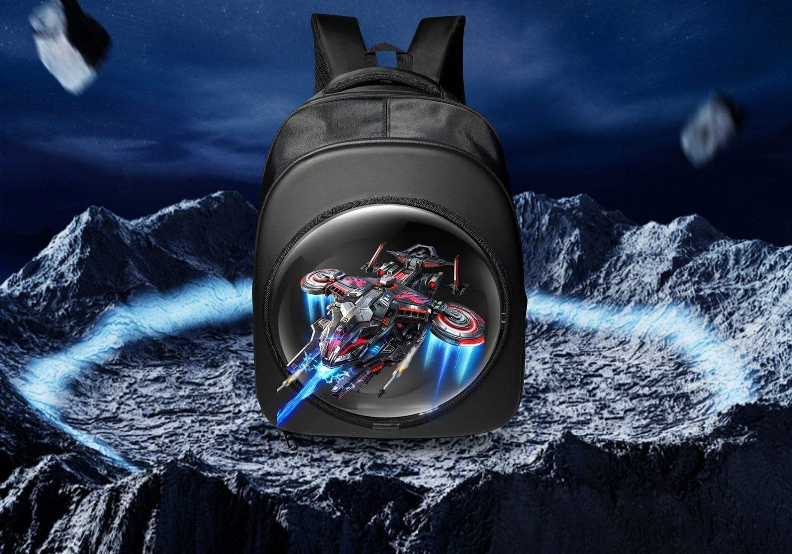 Portable Outdoor Smart Digital Signage Backpack 3D Holographic Projector Replacing Content Via Mobile for Street Marketing