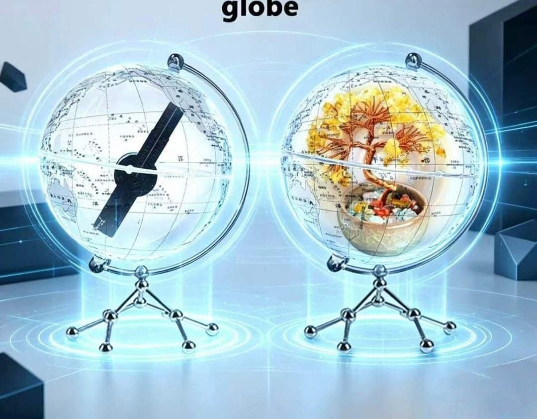 Creative Cultural Gift-Personalized PVC Desktop Ornament Globe