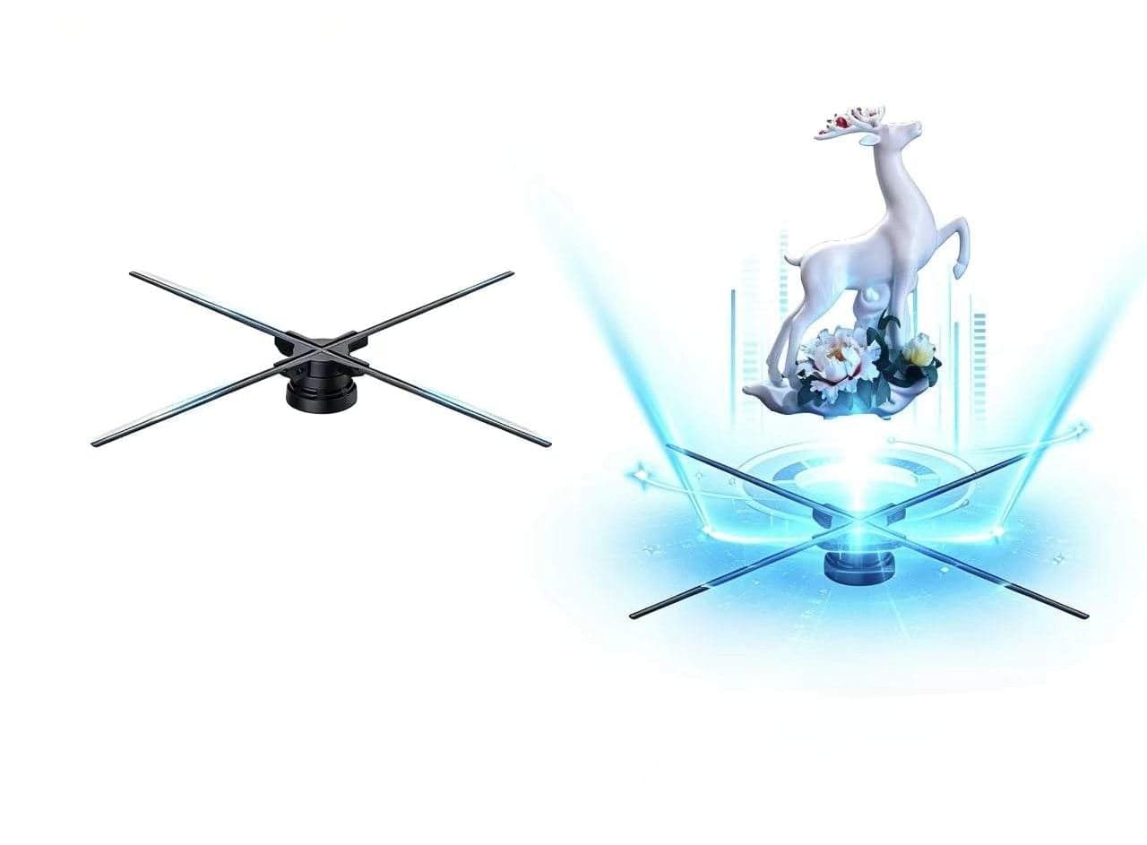 65 cm Wi-Fi LED 3D Fan Hologram Projector Indoor/Outdoor Advertising