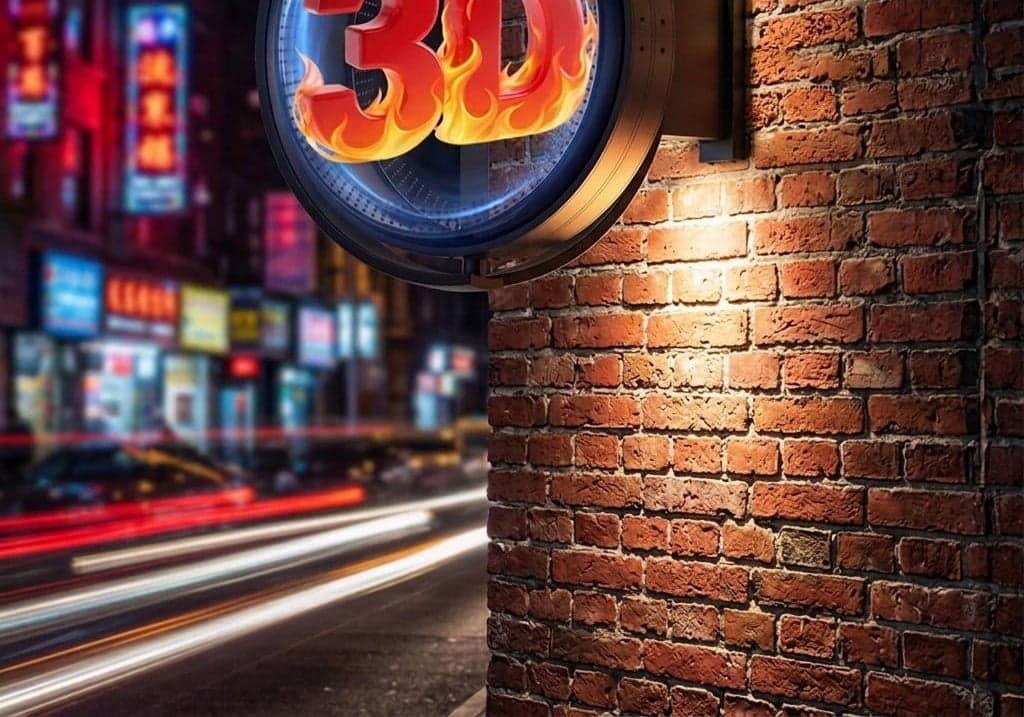 Advertising Light Box LED Display Screen 3D Hologram Fan Double Sided Digital Signage Outdoor Indoor High Brightness Commercial