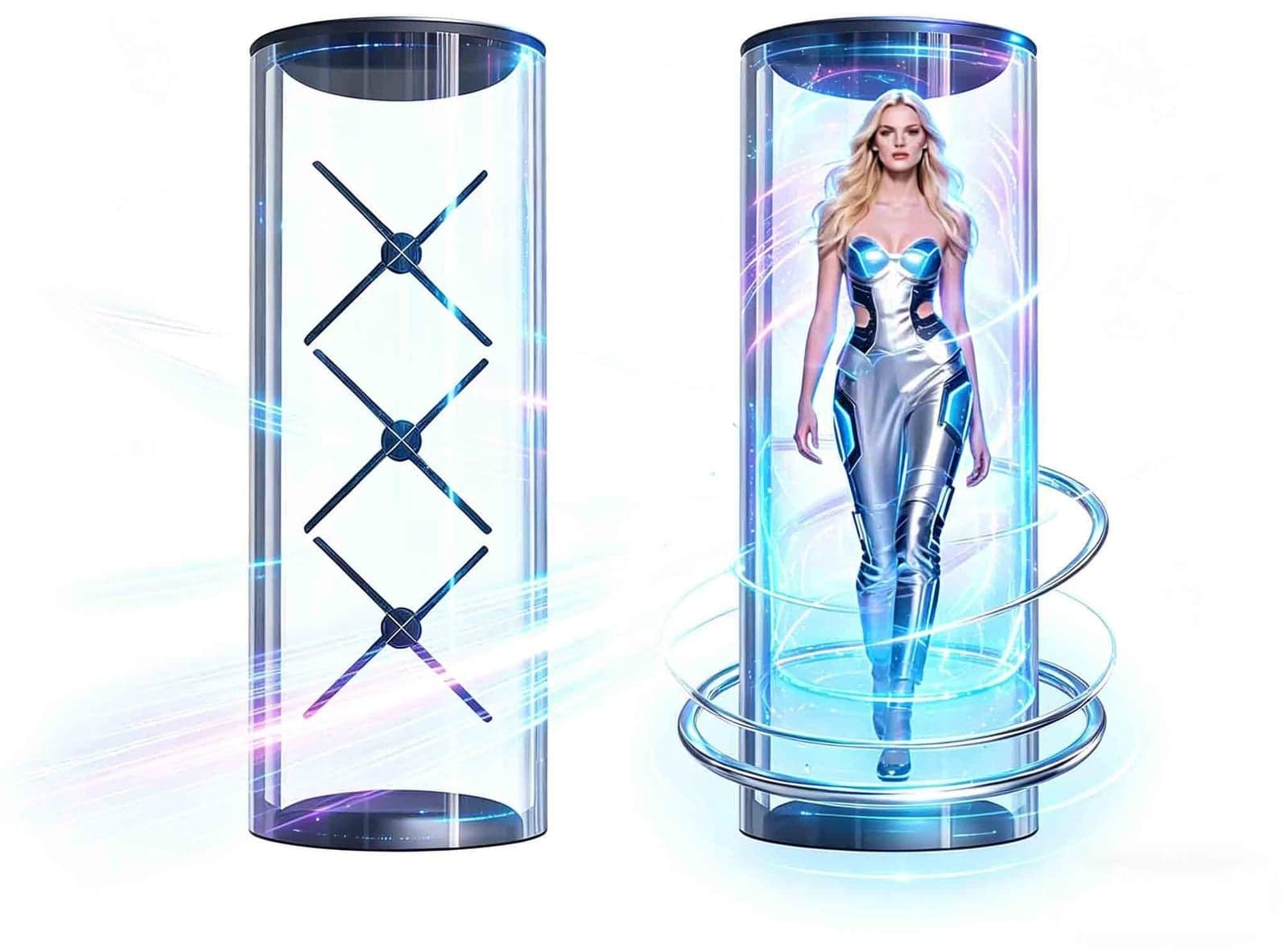 High Resolution 3D Hologram Fan for Outdoor Indoor Advertising