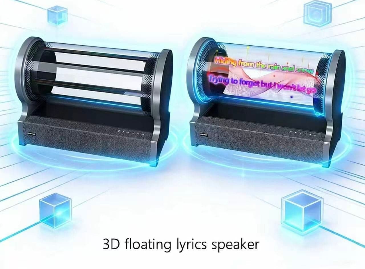 S300 35W 3-Channel Stereo Holographic Projector Speaker 8G Storage