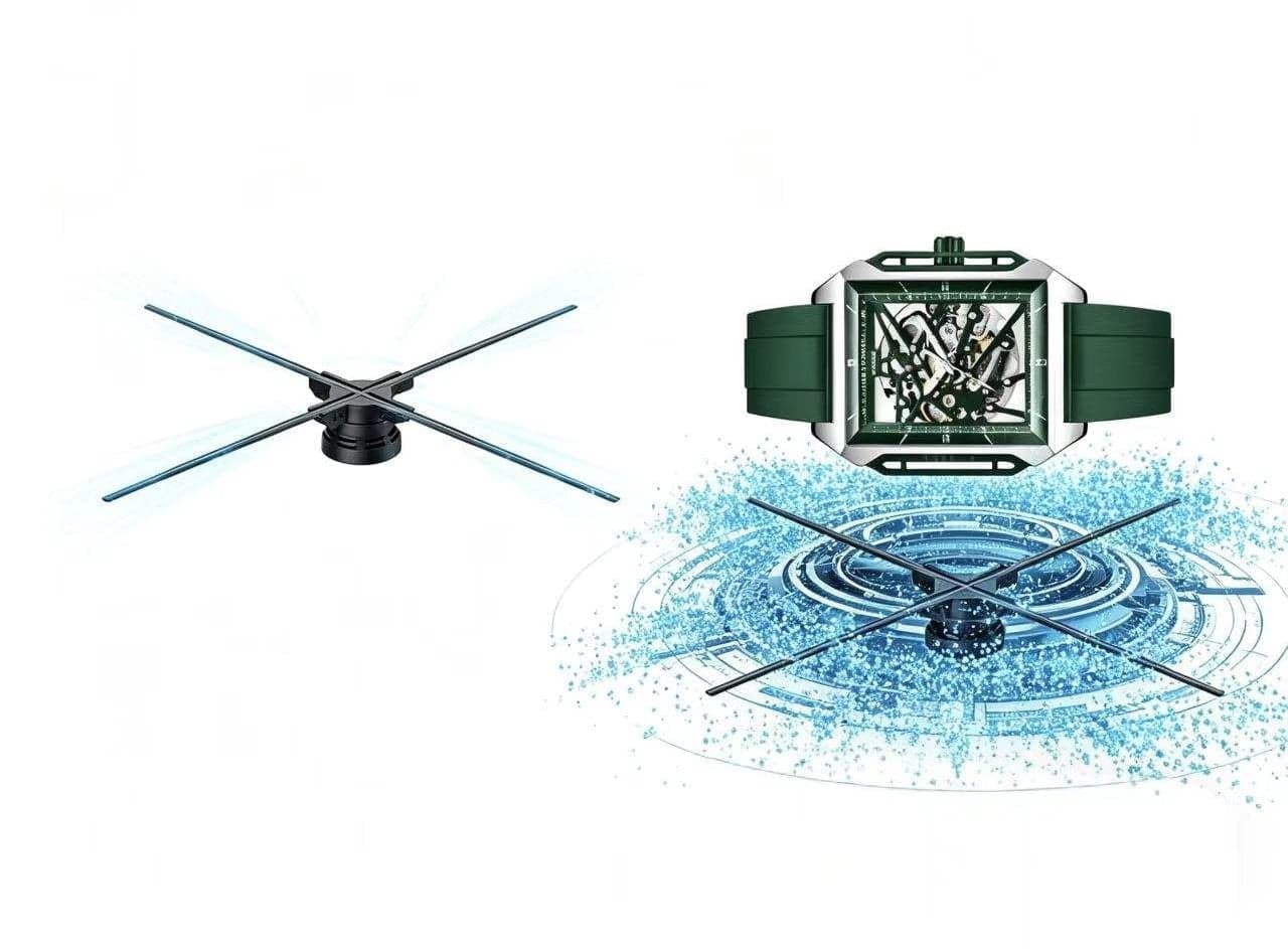 720 LED Professional Outdoor 3D Holographic Advertising Fan Projector