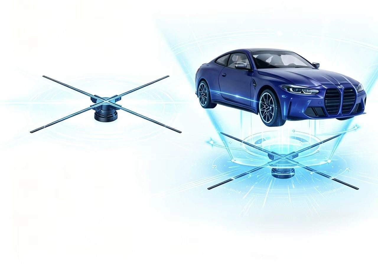 45CM Commercial 3D WiFi Remote Holographic Lamp Projector 5720LED Advertising Display with Fan Supports Images & Videos